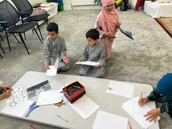 Photograph from a BKM Community gathering in Manchester