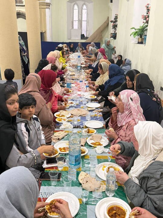 Photograph from a BKM Community gathering in Manchester