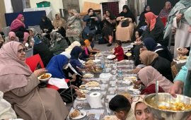 Community members gathered at BKM Community Group