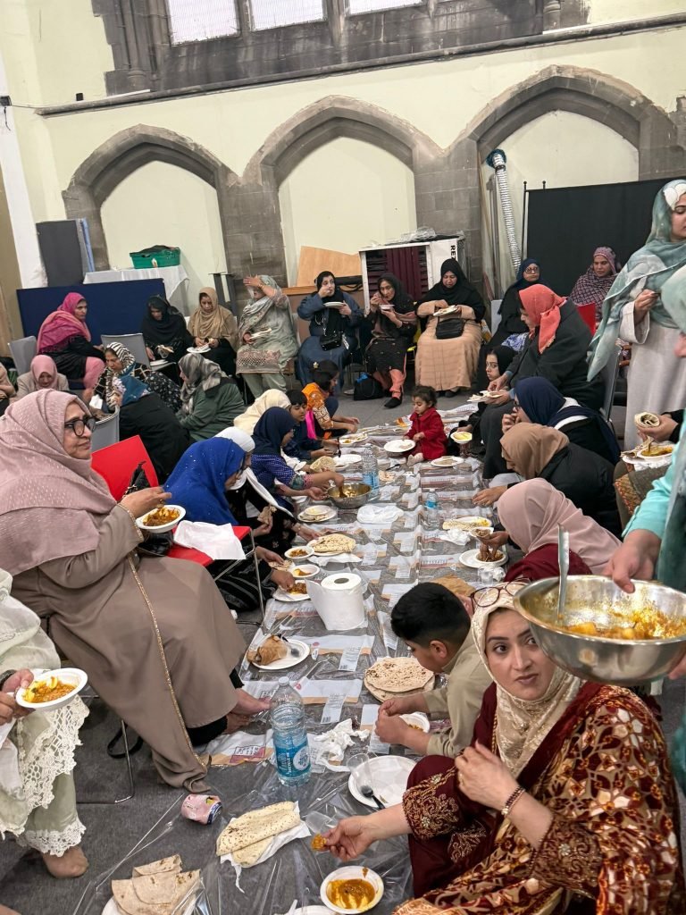 Community members gathered at BKM Community Group