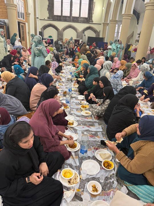 Photograph from a BKM Community gathering in Manchester
